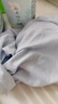 素羽佳suyujia婴儿睡衣夏季薄款莫代尔宝宝连体衣宽松睡袍长袖空调服新生儿睡袋 浅蓝色 (薄款单件) - 莫代尔睡衣 66cm (建议身高55-68cm16斤内) 实拍图