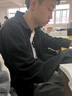 KIN DON 长袖衬衫男灯芯绒秋季潮流百搭潮流衬衣港风宽松休闲外套 黑色 XL 实拍图