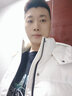 雅鹿羽绒服男士短款韩版潮流工装青年时尚休闲加厚外套 白色 175  实拍图