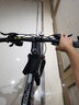 EG7山地自行车成人学生变速越野单车双减震赛车26寸青少年男女 六刀【升级减震 轻量铝架】黑白 24寸30速【适合：145-165CM】 实拍图