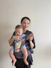 好易抱腰凳婴儿背带前抱0-6个月抱娃神器解放双手新生宝宝前后两用抱托 灰色【竖抱款，X型肩带不下坠】 通用腰围( 推荐70-115cm) 实拍图