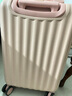 袋鼠（KANGAROO）子母箱行李箱高颜值女小型轻便旅行箱拉杆箱拉杆箱男生密码登机箱 茱萸粉（916潮流款） 20英寸 （可上飞机免托运） 实拍图