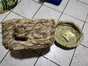 安迪优美兔子兔兔窝 龙猫天竺鼠荷兰猪草窝 保暖草垫  草窝兔子兔兔窝龙猫 方形草窝 实拍图