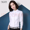 DGPZ 衬衫女职业正装工作服OL百搭通勤衬衣面试服打底衫G1632 白色长 M 实拍图