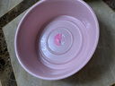 爱丽思（IRIS）洗脸盆洗脚盆泡脚盆加厚婴儿童面盆洗脸洗手盆厨房洗菜盆洗脚盆丝 加大号 加厚含银离子 粉色36CM 实拍图