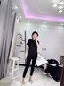 皓衣阁文化衫t恤定制工作服刺绣企业工衣POLO广告团体服工服聚会衫印字 【舒适款桑蚕丝】黑色 M 实拍图