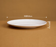 信基高格 XJ010浅式盘 10个/箱 10英寸密胺盘食堂自助餐盘打菜盘白色25cm 实拍图