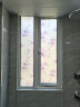 吉朵芸卫生间浴室玻璃贴膜磨砂带胶防偷窥透光不透明防晒隐私窗户贴纸 紫色梅--宽60厘米*长2米 实拍图