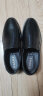 宜驰（EGCHI）皮鞋男士套脚一脚蹬工作正装商务休闲鞋子男 1618-3 黑色 40 实拍图