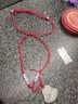 缪色（MiU Se）男女款可调节吊坠红绳项链手工编织玉佩平安扣玉吊坠挂绳 B款红色A07-203 实拍图