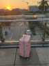 七匹狼行李箱男女新款拉链式扩容拉杆箱20英寸登机箱学生密码旅行箱皮箱 粉色 24英寸 晒单实拍图