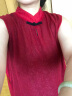 乱在江南雪纺连衣裙女夏季新款修身显瘦文艺气质中长款裙子 红色 M 晒单实拍图