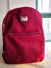 伊诗黛牛津布背包双肩包女轻便韩版百搭休闲帆布旅行包时尚学生书包女包 酒红大号 实拍图