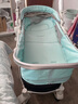 逗逗熊婴儿推车高景观减震手推车宝宝可坐可平躺婴儿双向折叠儿童手推车 旗舰-荷绿【后轮橡胶买一送五】 实拍图