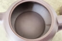 古悦堂 宜兴原矿紫砂壶纯全手工名家紫茄泥高档功夫茶具 曲壶 实拍图