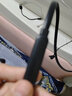 德希迪有线蓝牙耳机 挂脖式运动耳机跑步颈挂入耳式耳塞适用苹果华为安卓手机通话吃鸡游戏K歌耳麦低音炮 黑色 实拍图