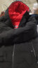 奥特莱斯2023冬季新款羽绒服男短款双面穿连帽白鸭绒加厚青年外套 黑色 L（95-115斤） 晒单实拍图