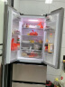 夏普（SHARP）小法式多门四门冰箱 家用变频节能风冷无霜 智能3D立体风三循环系统彩晶玻璃面板冰柜 327WFXE-N (法式四门/金色)327L 晒单实拍图