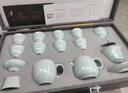 唐丰（TANGFENG）汝窑茶具套装李桂莲茶壶盖碗整套高端乔迁搬家生日商务伴手礼实用 （宋蕴）雨过天青茶具套组 实拍图