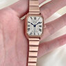 艾奇（EYKI）手表女士品牌时尚方形潮流防水石英国表学生初高中生日韩简约ins森系小巧气质新款腕表 玫金白 实拍图