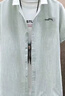 琛倪 短袖衬衫男士夏季冰丝薄款男生上衣服潮牌男装休闲衬衣男 灰色 XXL 实拍图