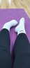 艾伦伯顿（Alen Botun） 瑜伽服女运动套装夏季薄款速干衣裤紧身大码健身训练服短袖跑步衣服装备 三件套-黑灰 2XL【建议160-180斤】 实拍图