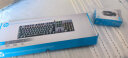 惠普（HP）GK200机械键盘有线办公游戏键盘 20种背光灯效 87键电竞键盘鼠标套装电脑外设键鼠 蓝白【键鼠套装-红轴】 实拍图