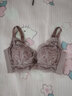 千奈美内衣女薄款文胸罩无钢圈大码聚拢大胸显小全罩杯缩胸 玫瑰粉 80C 实拍图