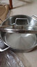 Momscook慕厨（Momscook） 不锈钢火锅 304火锅锅双耳复底 燃气电磁炉通用 30x10.5cm火锅（XR3010） 30cm 实拍图