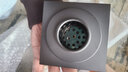 澳友（U-RAY） 枪灰色方形304不锈钢卫生间防臭隐形双用地漏盖厨房浴室防臭器 枪灰-品质推荐【厨卫款/铜隐形】 实拍图
