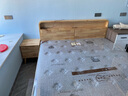 柒爵北欧实木床1.5米双人床现代简约原木软靠高箱储物床卧室家具日式 床+床头柜*1 框架结构1800mm*2000mm 实拍图