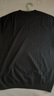 布先生明星同款可机洗毛T羊毛短袖毛衣男士针织打底衫 【圆-领】钢琴黑 2XL (185) 实拍图