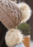 七襄帽子女冬天绞花兔毛女式韩版潮毛线帽秋冬季保暖针织帽 实拍图