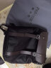 帕迪欧男士双肩包商务16英寸电脑包休闲旅行包书包男大容量韩版牛皮背包 咖啡色（30*14*41cm） 实拍图