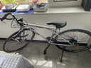 EG7公路山地自行车成人死飞变速通勤越野旅行城市单车儿童男青少年 星光40刀-钛银色 26寸24速 实拍图
