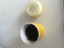 陶立方 迷你茶叶罐陶瓷罐储物罐小号糖果罐密封罐茶具配件 帝王黄 实拍图