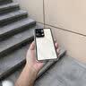 宏朗适用opporeno9手机壳reno9pro保护套pro+全包防窥素皮曲屏磁吸防摔透明 高清款-【明日金】 OPPO Reno9 实拍图