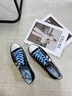 九寸阳光帆布鞋男板鞋男春秋新款低帮学生板鞋百搭运动鞋休闲板鞋小白鞋 帆布鞋ZJ-A31黑蓝色 41 实拍图