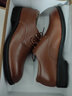 卡帝乐鳄鱼（CARTELO）牛皮正装休闲男士低帮系带皮鞋男冬季保暖男式棉鞋1511棕色加棉39 实拍图