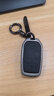 亿智谷适用丰田凯美瑞钥匙套卡罗拉雷凌锋兰达亚洲龙/狮荣放汉兰达包扣 D款【尊贵黑双面皮】-圆环扣款 实拍图