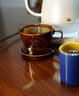 卡丽塔（Kalita）日本进口kalita卡丽塔咖啡壶套装滤杯陶瓷过滤器滴漏式滤纸分享壶 101棕色咖啡滤杯 实拍图