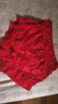 蝶安芬（Deanfun）女士内裤纯大红棉蕾丝本命年喜庆中腰女式平角裤4条短裤礼盒B  L 实拍图