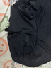 宜肤孕妇泳衣女大码遮肚保守显瘦连体裙式妈妈游泳衣 黑色 4XL 实拍图