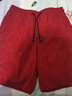 泽人行 运动短裤男夏季微弹印花透气5分快干跑步短裤C2075 秋叶红（无网衬） 2XL /135~150斤 实拍图