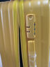 广璐迪高颜值铝框学生拉杆行李箱男小登机旅行箱子女结实耐用密码皮箱包 颜值拉链箱/奶酪黄-防水耐磨 20英寸 小巧精致 实拍图