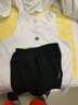 艾伦伯顿（Alen Botun） 冰丝运动套装男夏季背心马拉松内衬短裤速干田径跑步服装备健身 两件套黑白-短裤带内衬 XL 实拍图