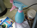 酒精喷雾瓶 浇花喷壶 洒水壶 气压式小型浇水壶喷水壶500ml 蓝色【3个装】 实拍图