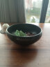 丝贝美瓷 创意粗陶复古日式料理餐具陶瓷碗米饭碗圆钵拉面碗粥碗家用沙拉碗 6.5尖脚圆钵黑釉款 晒单实拍图