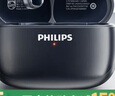飞利浦（PHILIPS）真无线 蓝牙耳机 半入耳式耳机运动跑步迷你音乐通话降噪重低音游戏适用于华为苹果TAT2569-蓝 实拍图