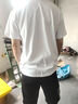 尔听短袖T恤男2025新款夏季ins潮牌美式高街男生半袖宽松体恤纯棉衣服 黑色 2XL （145-160斤） 实拍图
